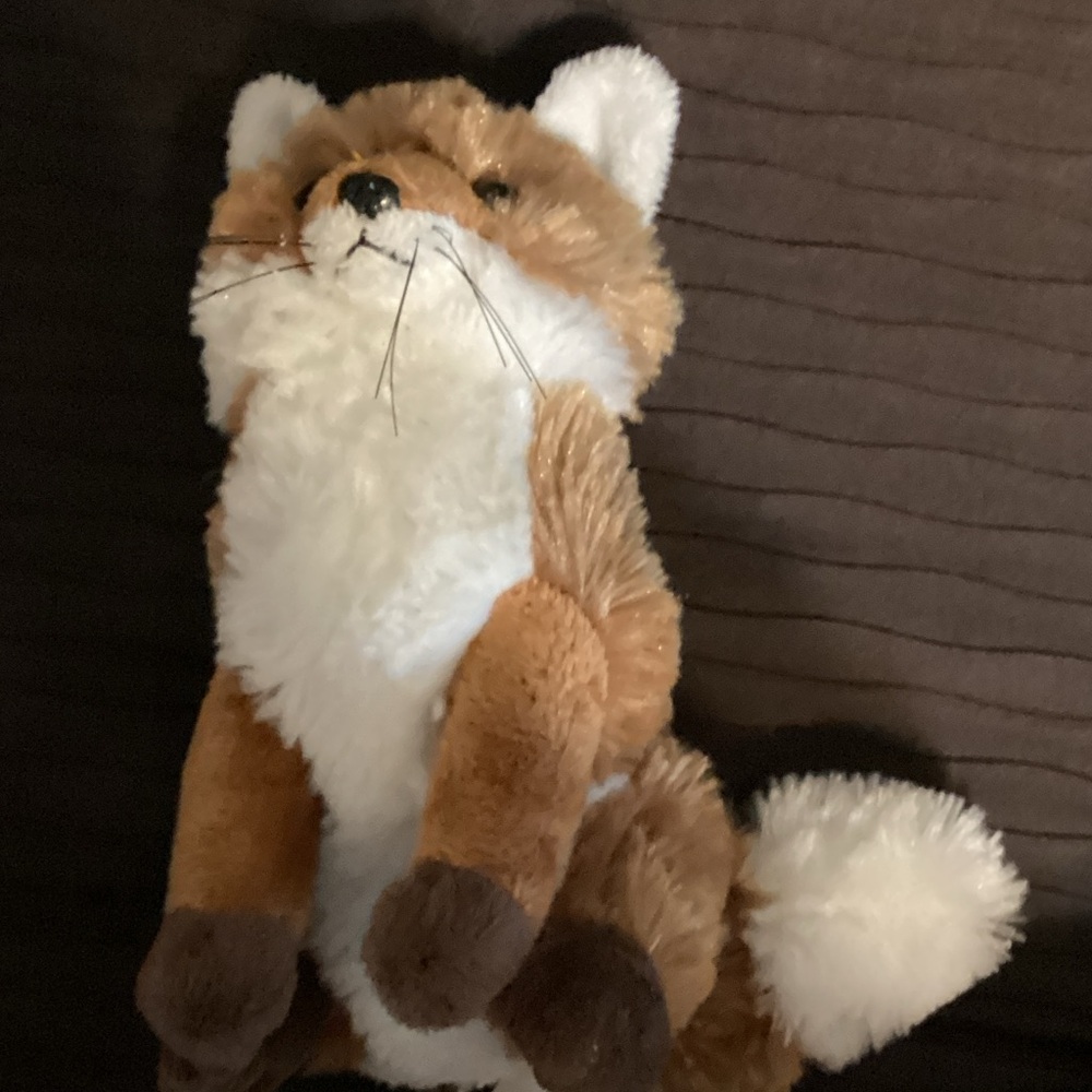 Orange and White red fox plush